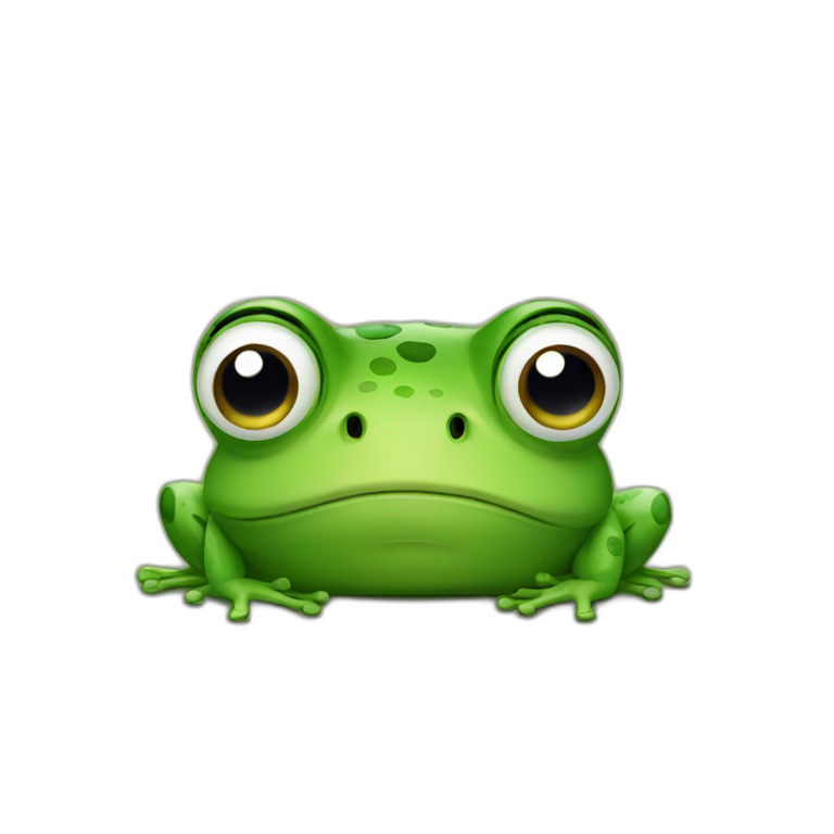 Frog sad emoji