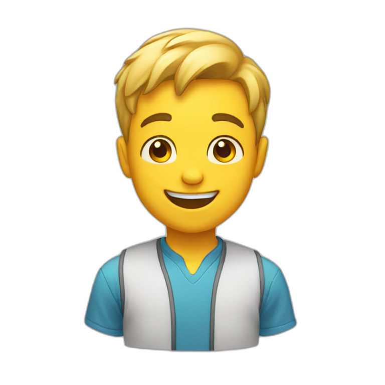 Happy boy emoji