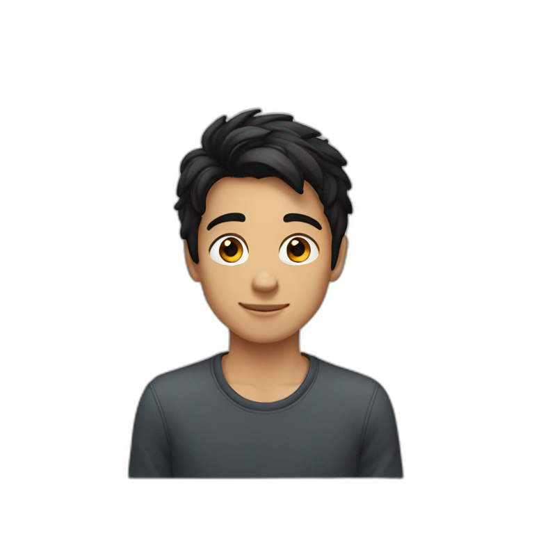 boy-smart-kind-browneyes-blackhair-sideparted emoji