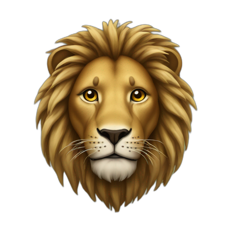 Lion rasta emoji