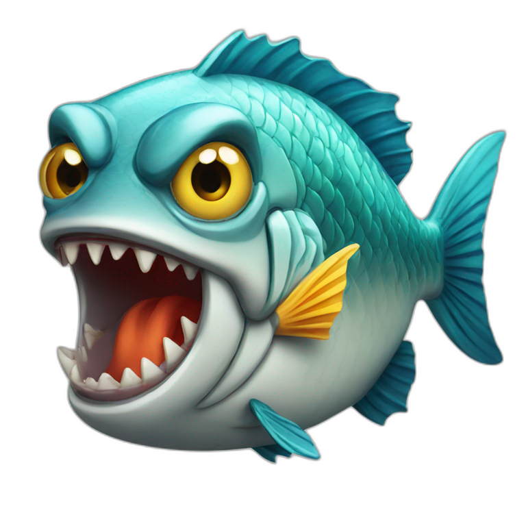angry fish emoji