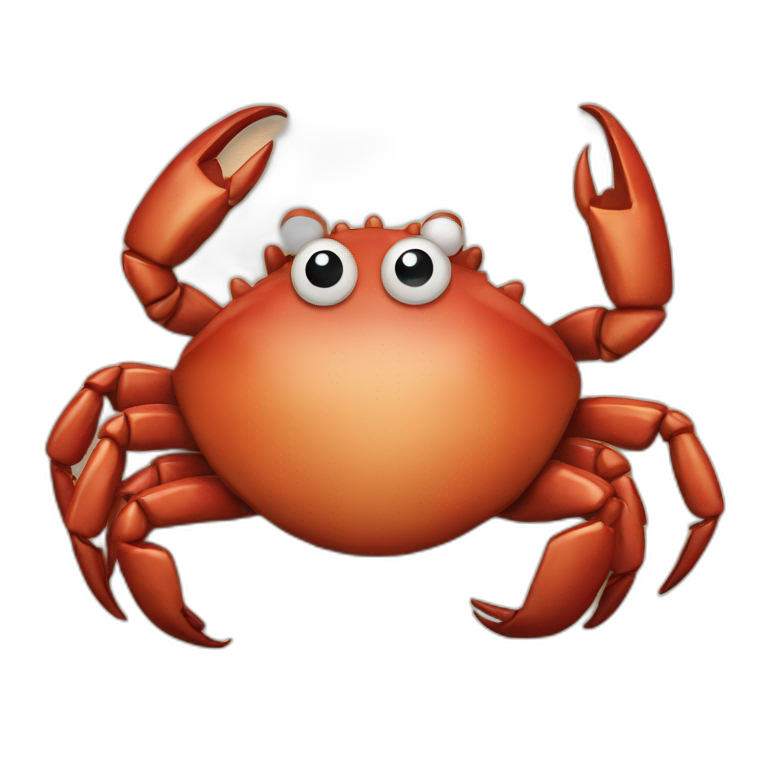 You get a crab emoji