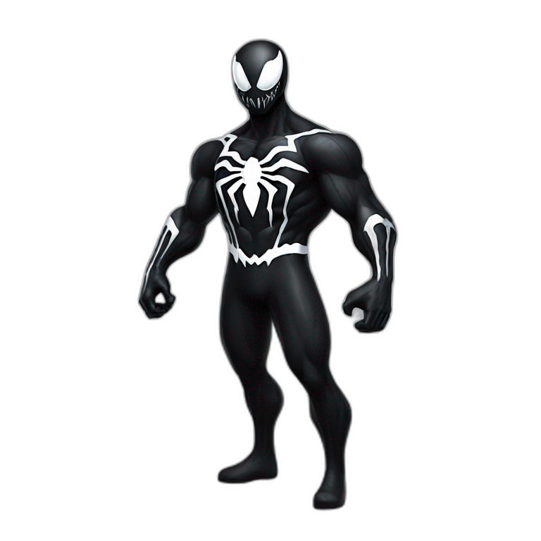 Spider-Man Venom black suit emoji