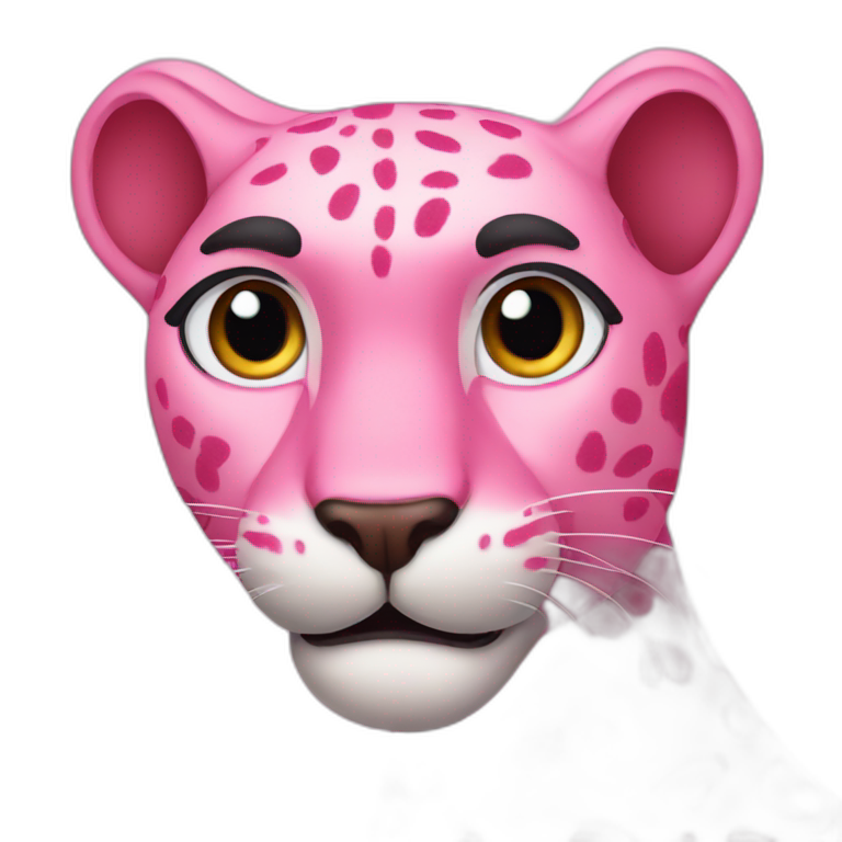 Pink panther emoji