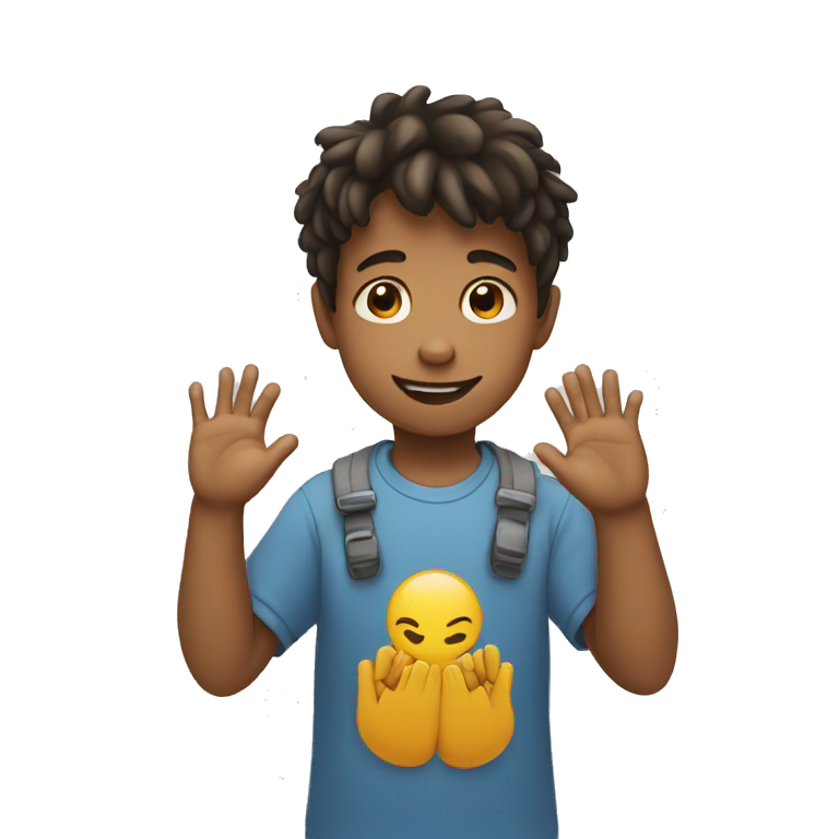 kid rubbing his hands  emoji