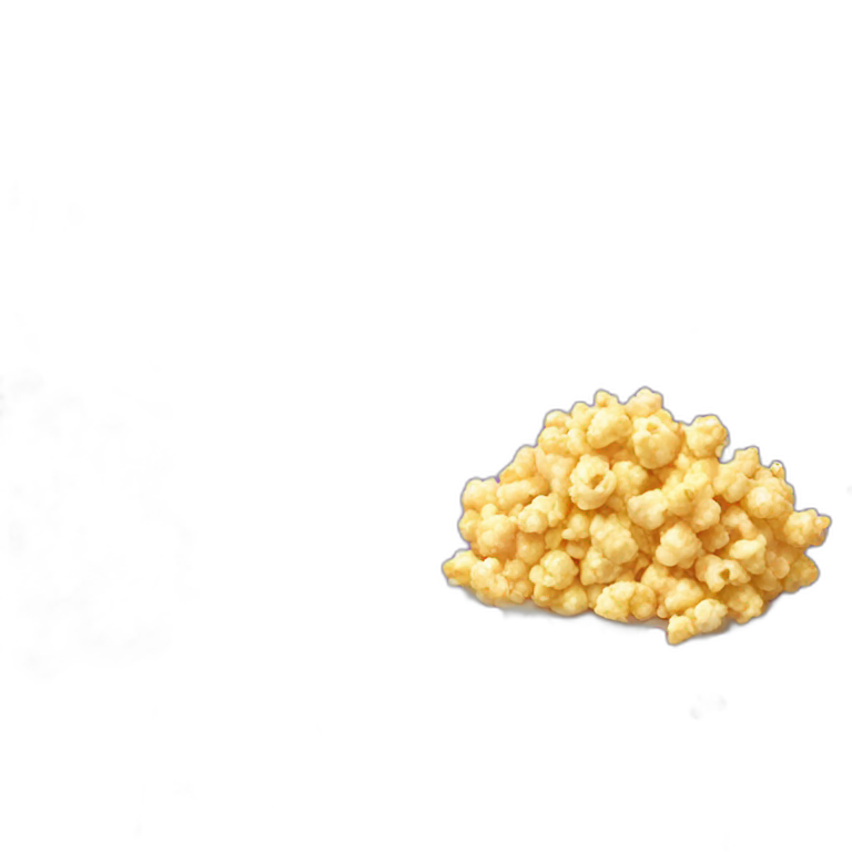 Sparkling popcorn emoji