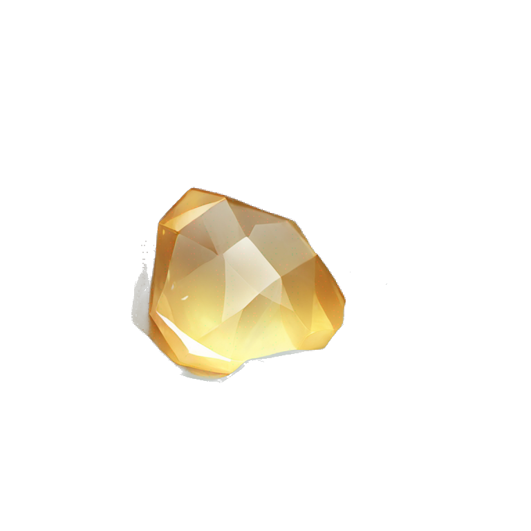stone with crystal inside emoji