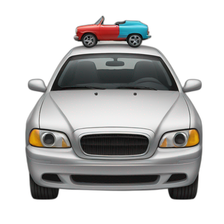 Car on car emoji