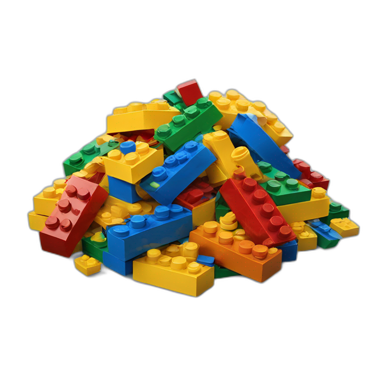 pile of lego bricks emoji | AI Emoji Generator