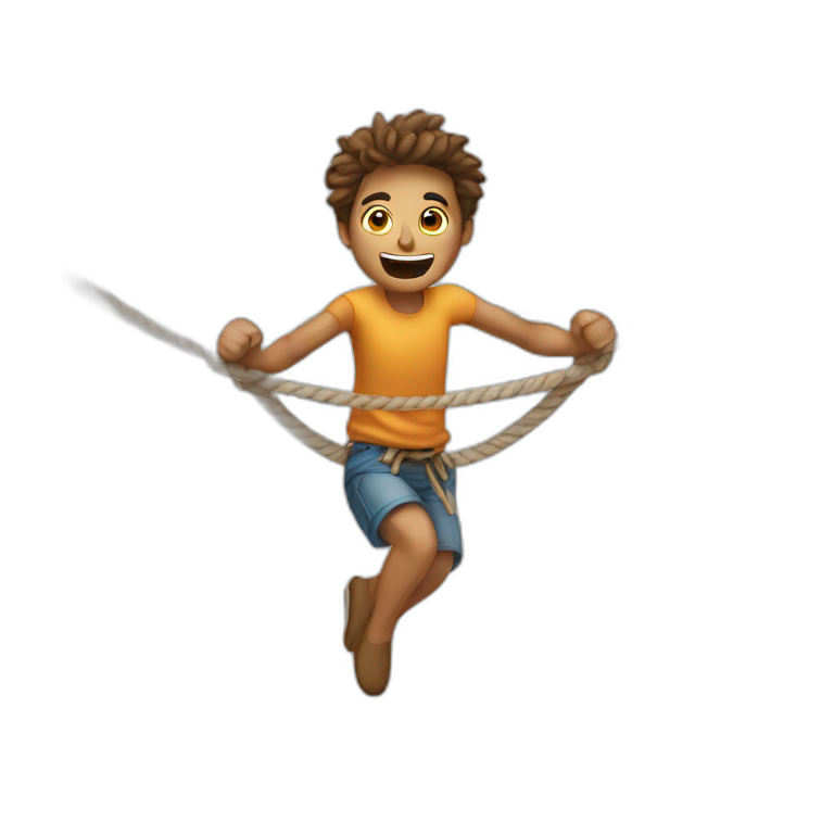 Rope Jumping man emoji