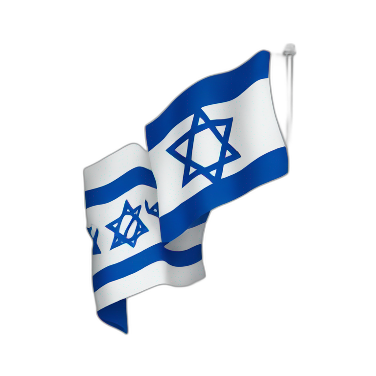 flag lift Israel emoji