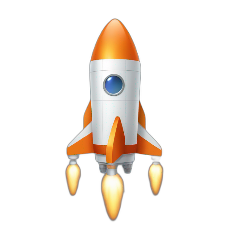 space rocket emoji