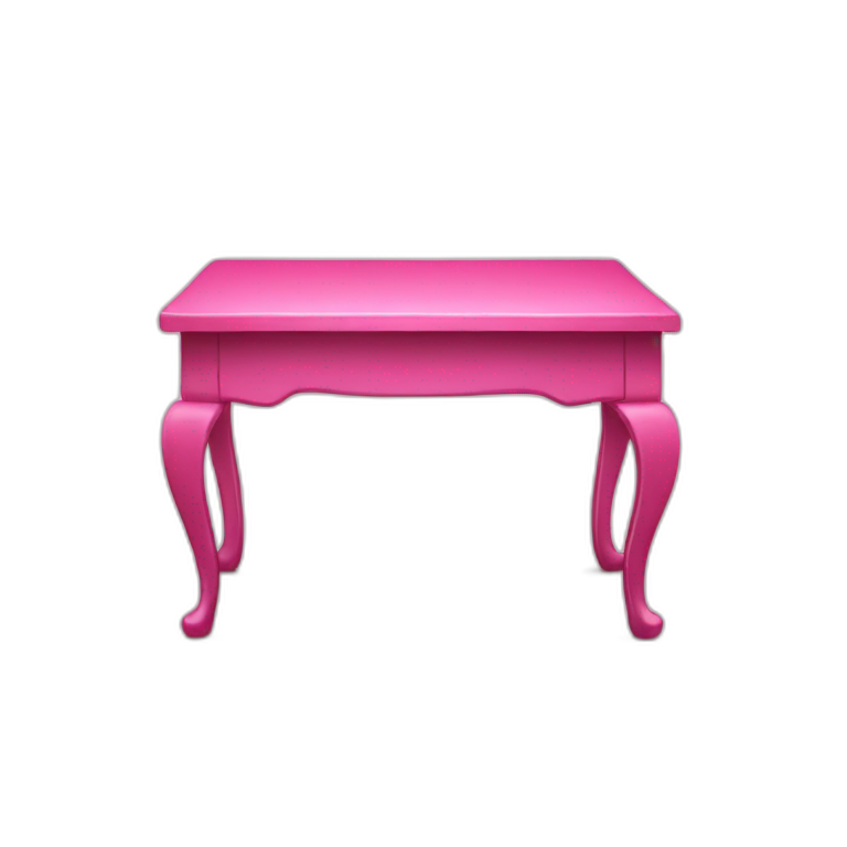 pink table book emoji