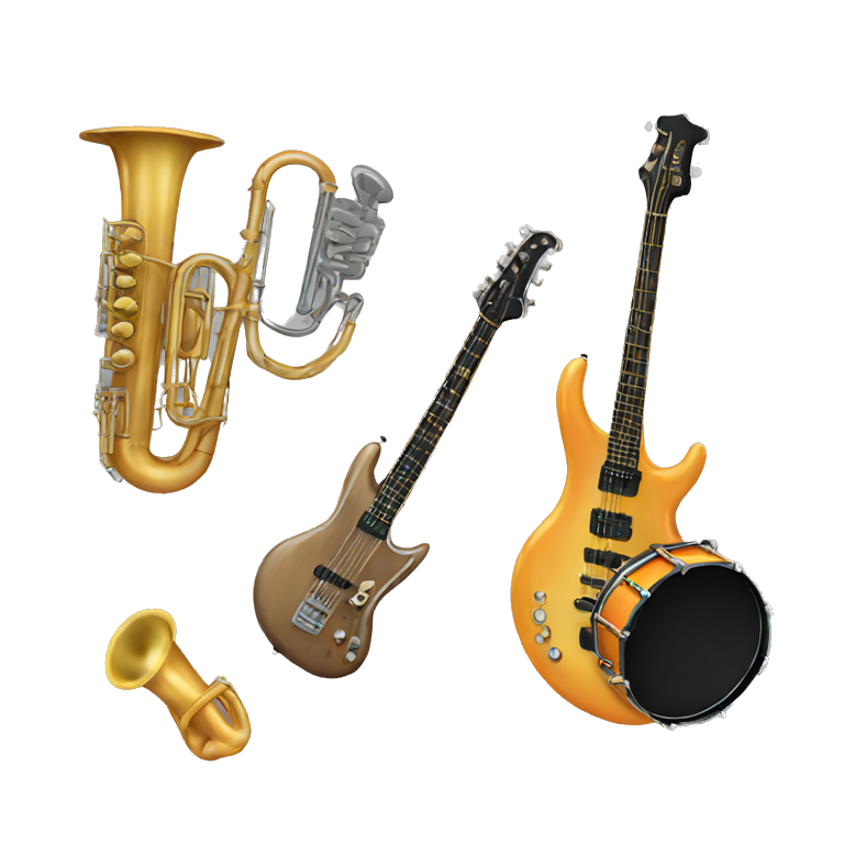 Band instruments emoji