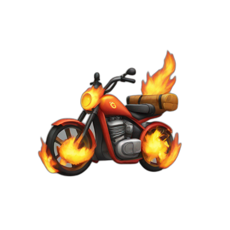 pyro bike emoji
