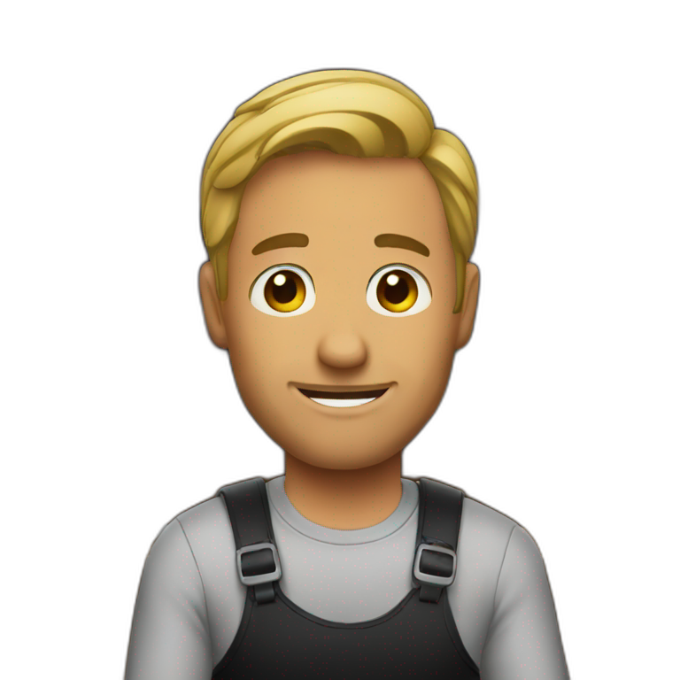 man in a bar emoji