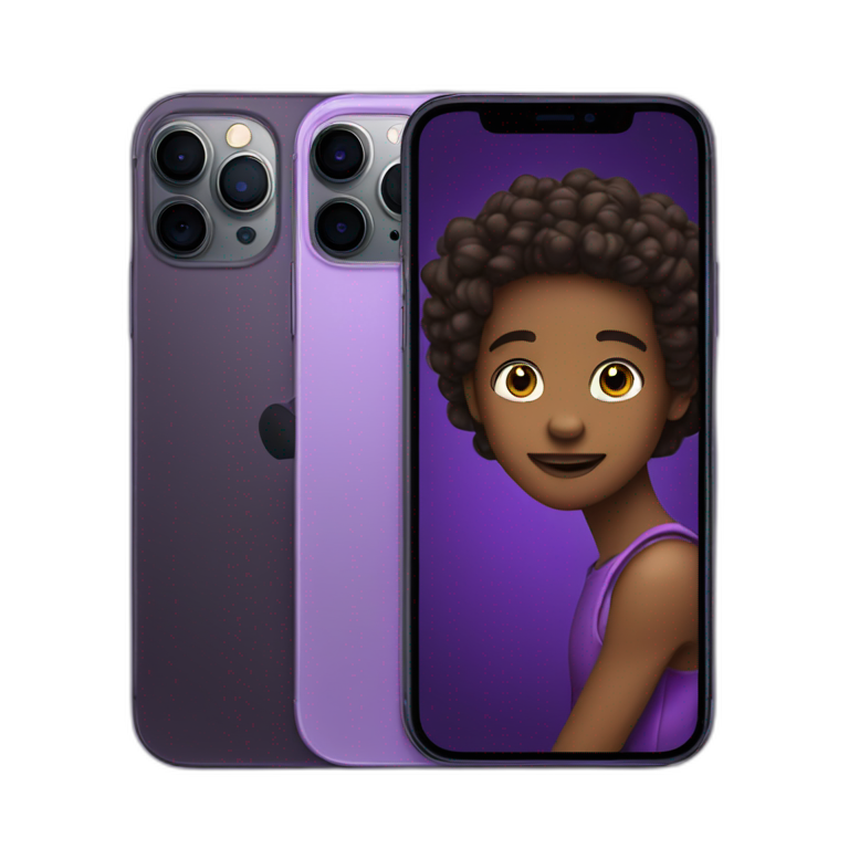 Iphone 14 Pro Max Deep Purple emoji