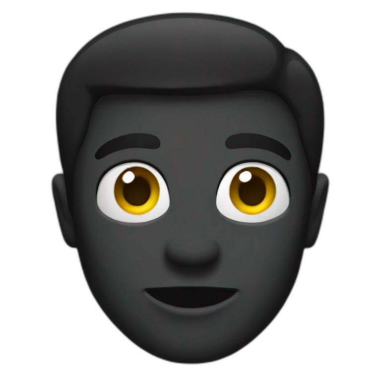 Black shadow png  emoji