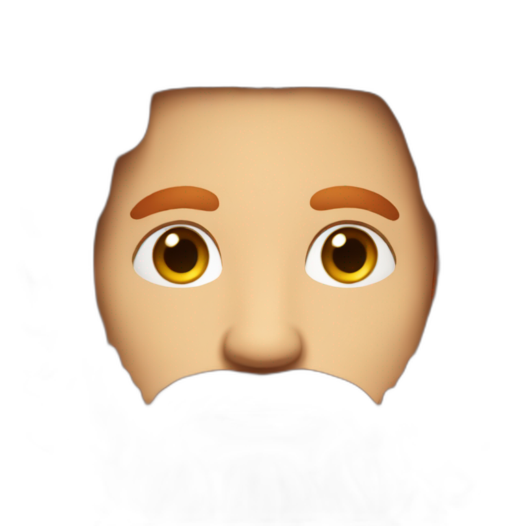 Long red hair man with beard emoji