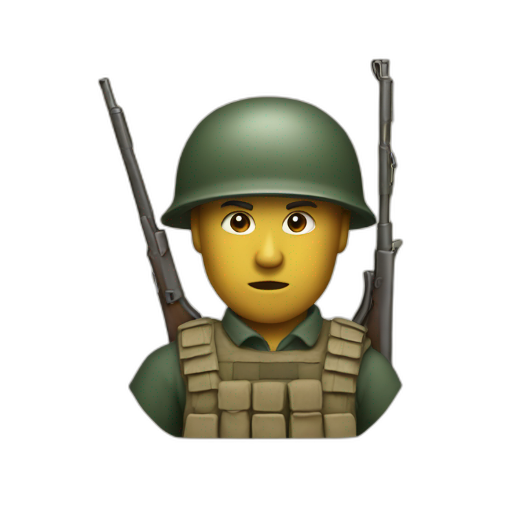 infantry symbol emoji