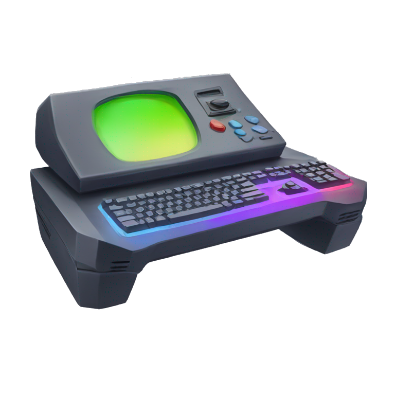 gaming RGB computer console emoji