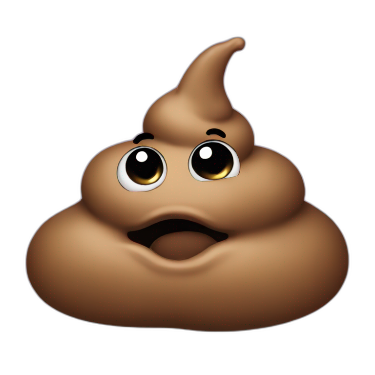 poop that makes kisses emoji