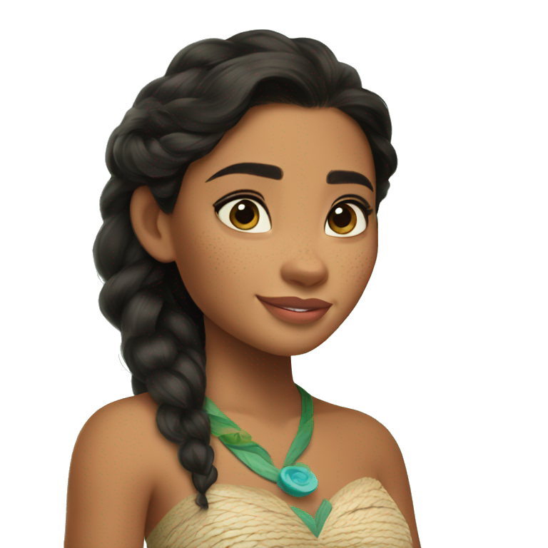 Disney Princess Moana emoji