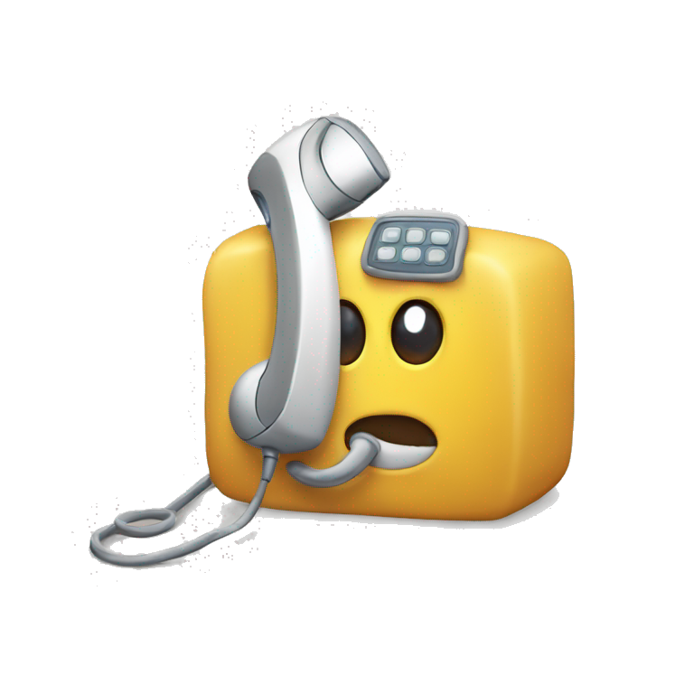 Telefono caduto per terra emoji