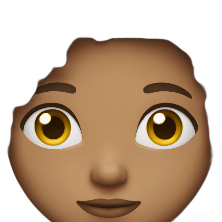 brown hair emoji