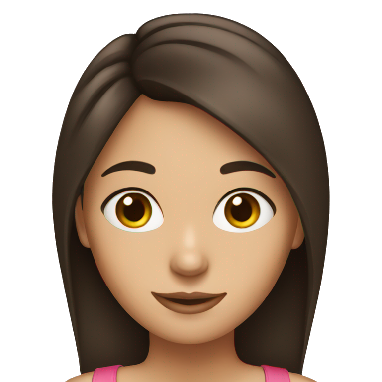Brunette girl emoji