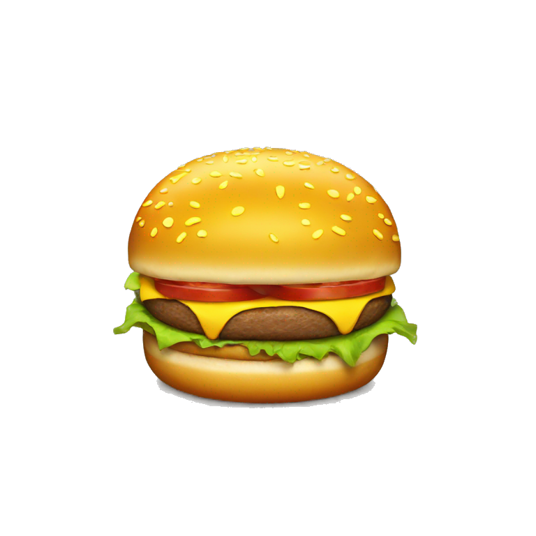 A sun that is a burger emoji