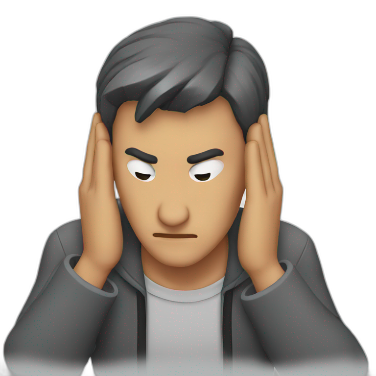 Vulcan headache emoji