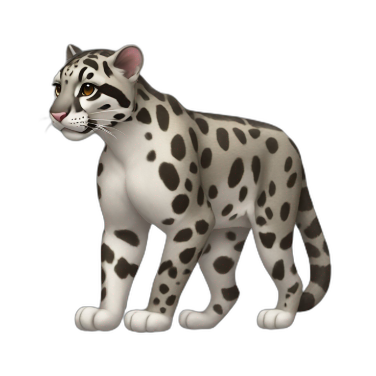 Clouded Leopard Full Body emoji