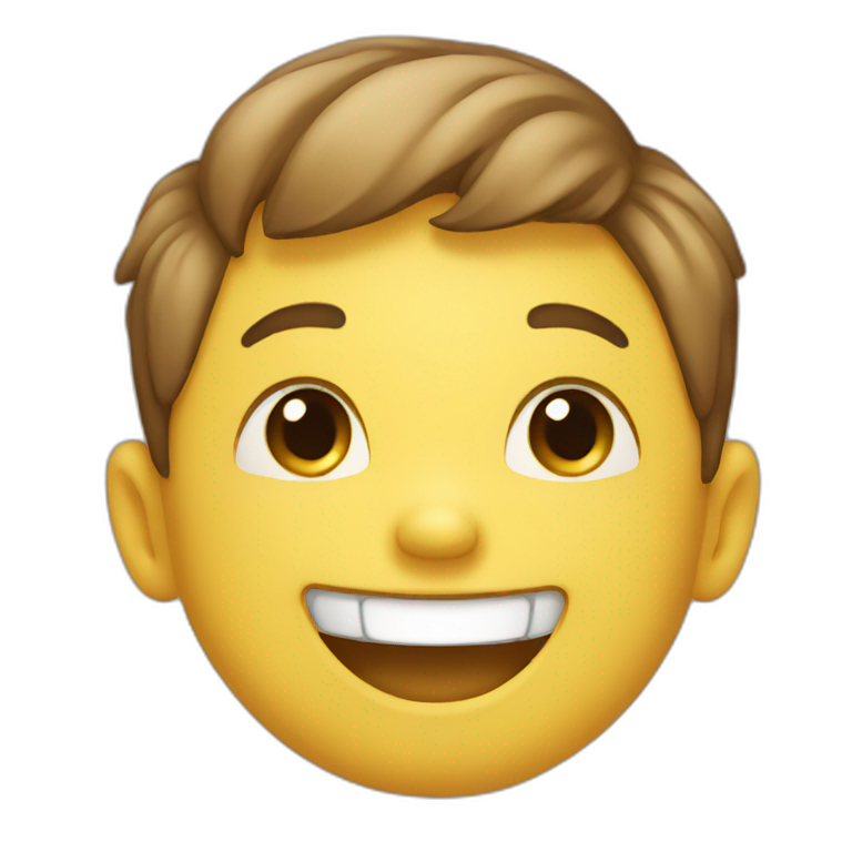 Boy laughing emoji