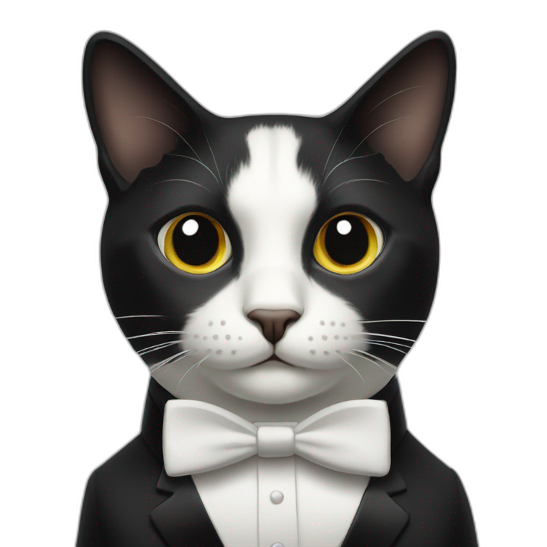 tuxedo-cat-monopoly-mustache emoji