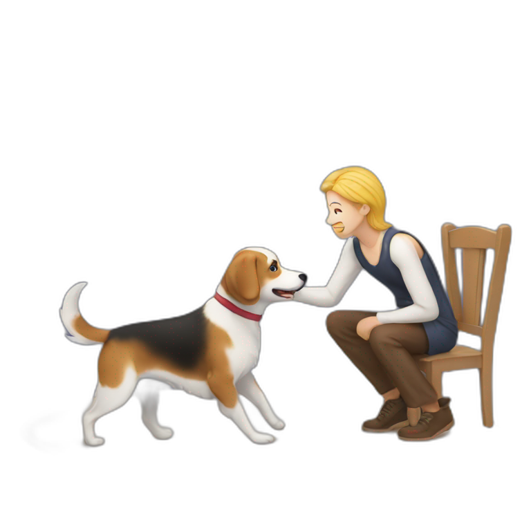 play with dog emoji