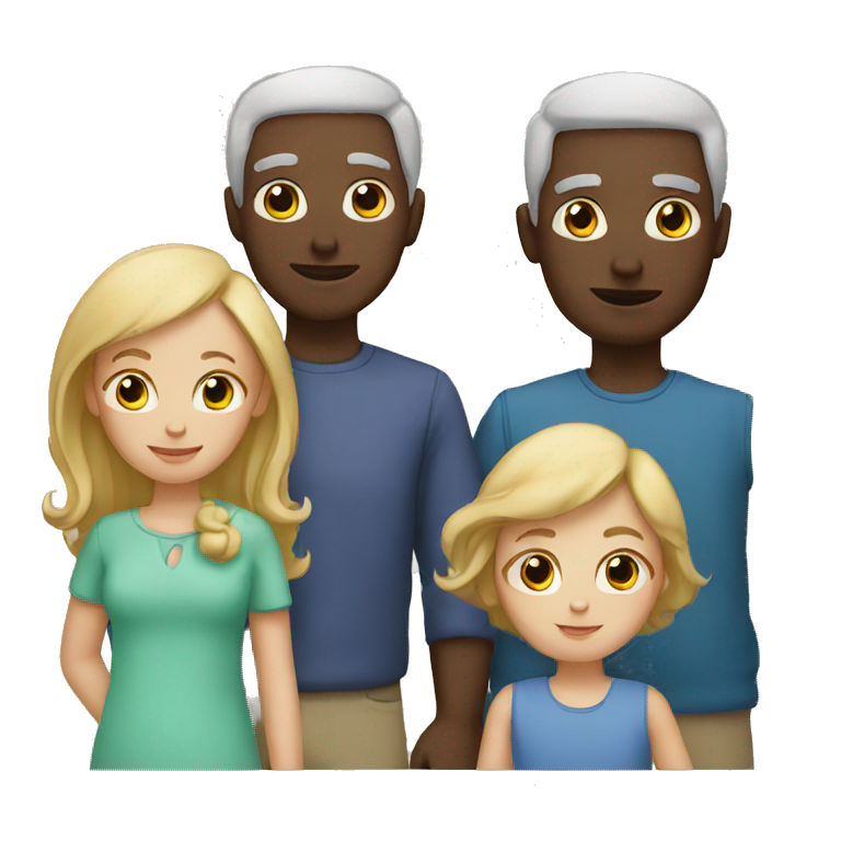 white family  emoji