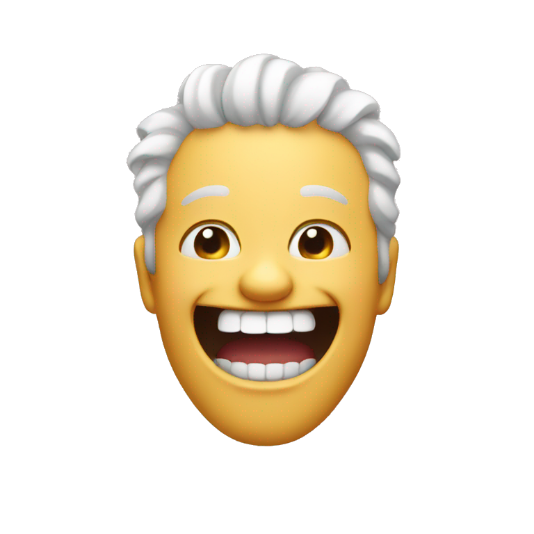 Laugh with teeth  emoji