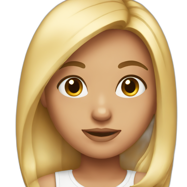 girls whitout close emoji