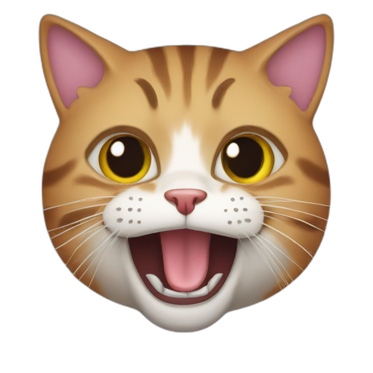 cat-with-open-mouth emoji