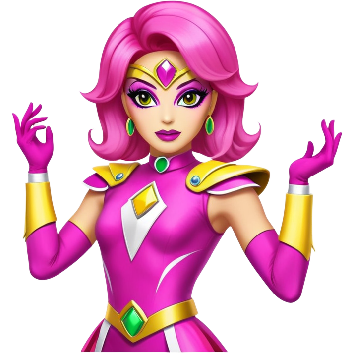Drag queen power ranger Sticker
