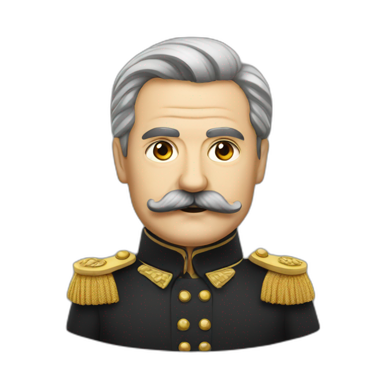 german dictator with a mustache emoji