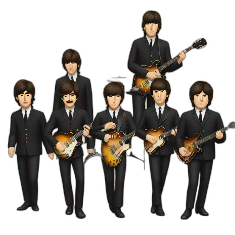 The Beatles band emoji