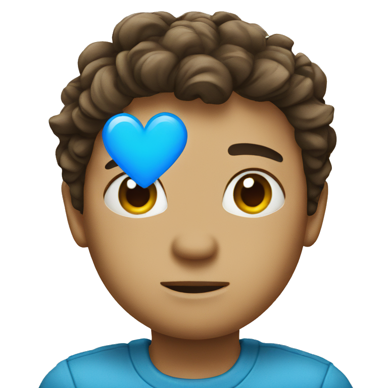 Blue heart broken  emoji