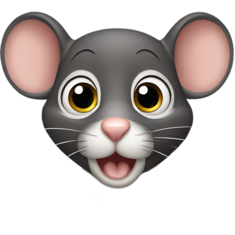 mouse big eyes emoji