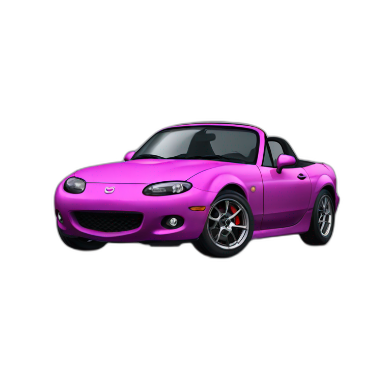 Mazda mx 5 1st generation drifting emoji