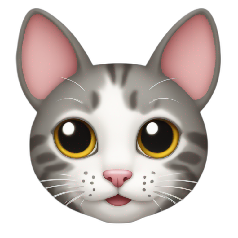 Cat love mouse emoji