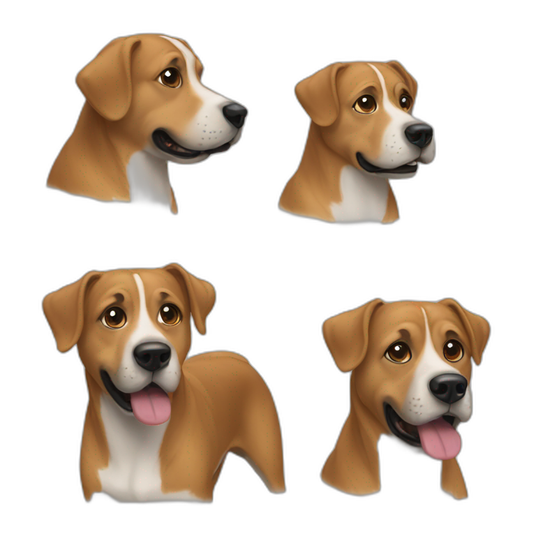 2 dogs emoji