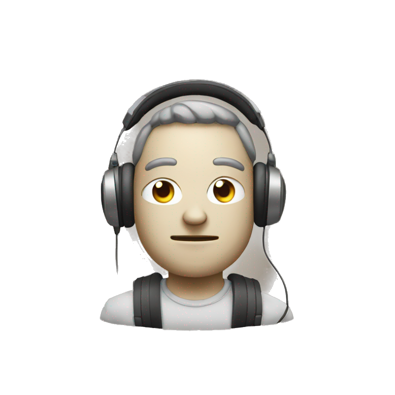 hommer with headphones emoji