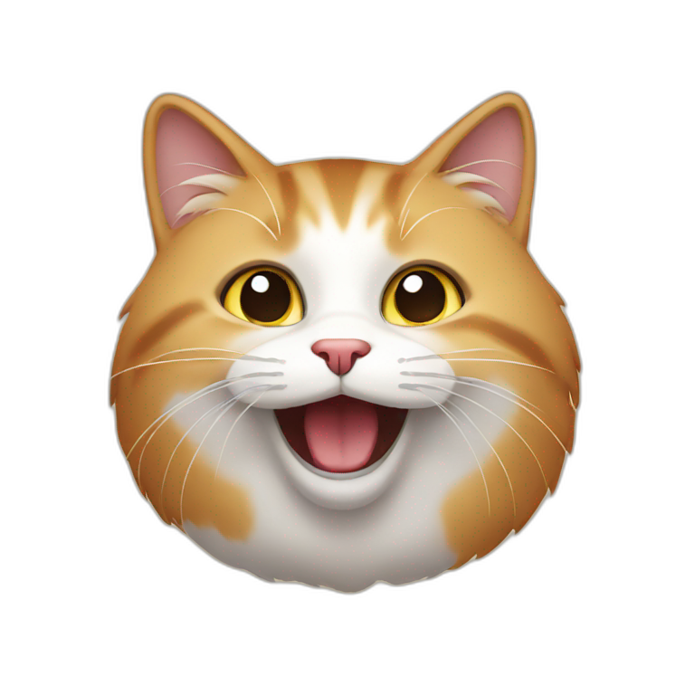 amazed cat emoji